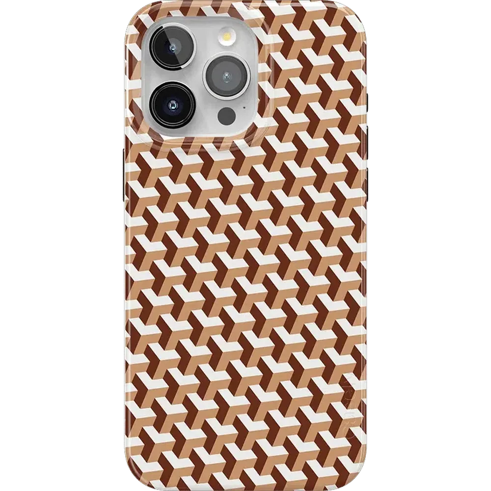 Step It Up | Abstract Geo Case iPhone Case get.casely Classic + MagSafe® iPhone 15 Pro Max