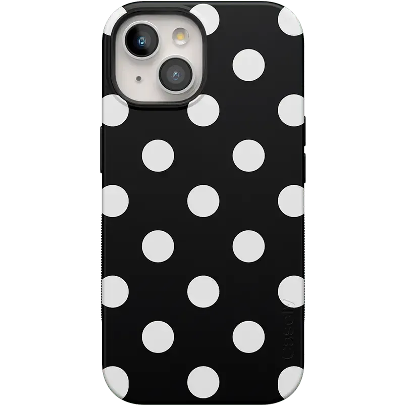 Polka Dots | High Contrast Design Case Phone Case Casetry Bold + MagSafe® iPhone 15 Plus