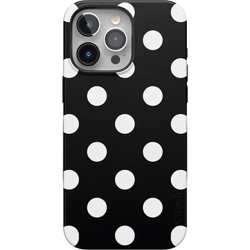 Polka Dots | High Contrast Design Case Phone Case Casetry Bold + MagSafe® iPhone 15 Pro Max