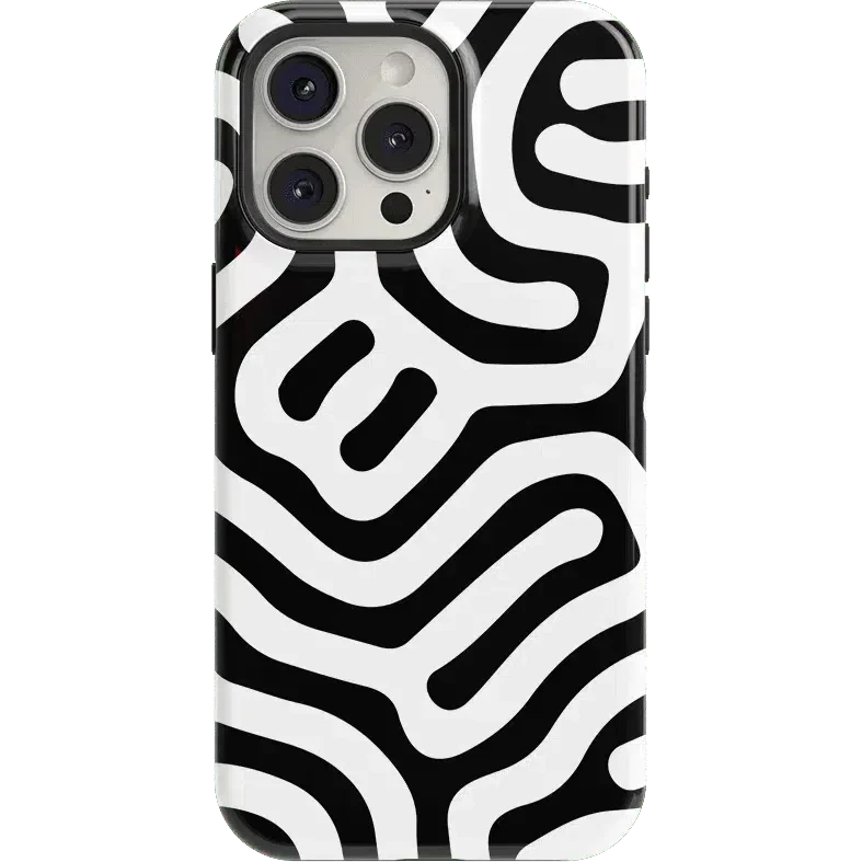 Maze | High Contrast Design Case Phone Case Casetry Essential + MagSafe® iPhone 15 Pro