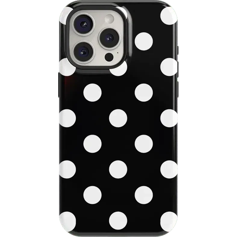 Polka Dots | High Contrast Design Case Phone Case Casetry Essential + MagSafe® iPhone 15 Pro Max