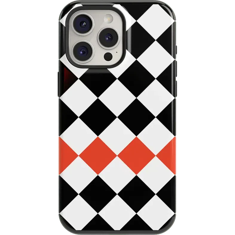 Checkerboard | High Contrast Design Case Phone Case Casetry Essential + MagSafe® iPhone 15 Pro