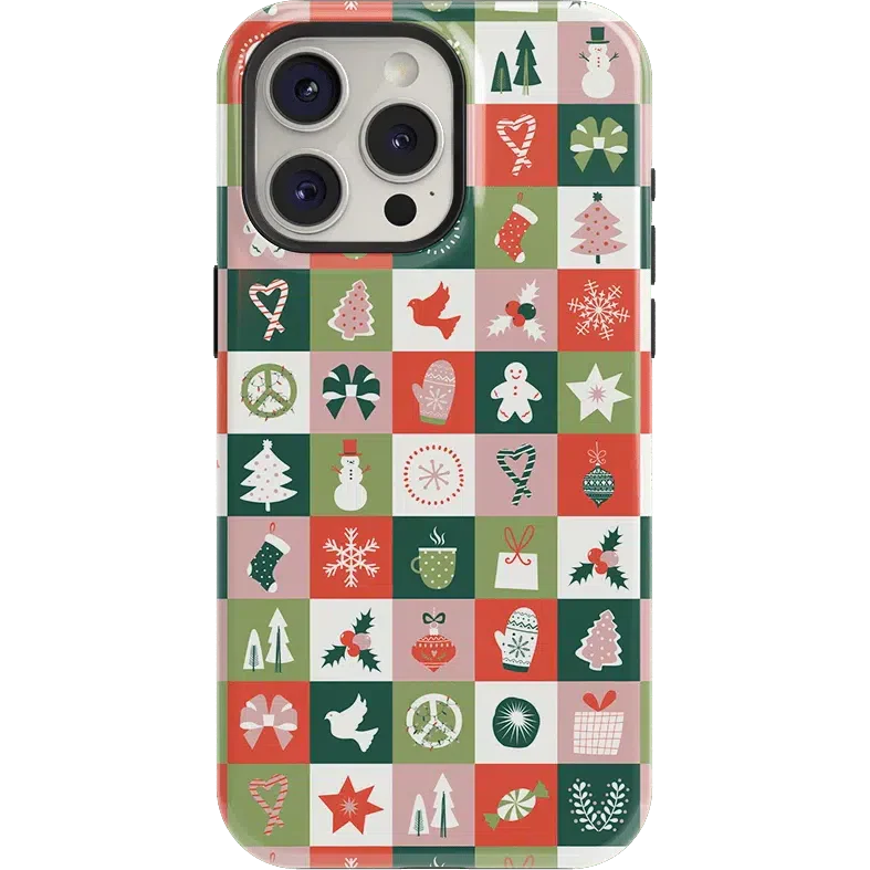 Holiday Square | Countdown to Christmas Case Phone Case Casetry Essential + MagSafe® iPhone 15 Pro