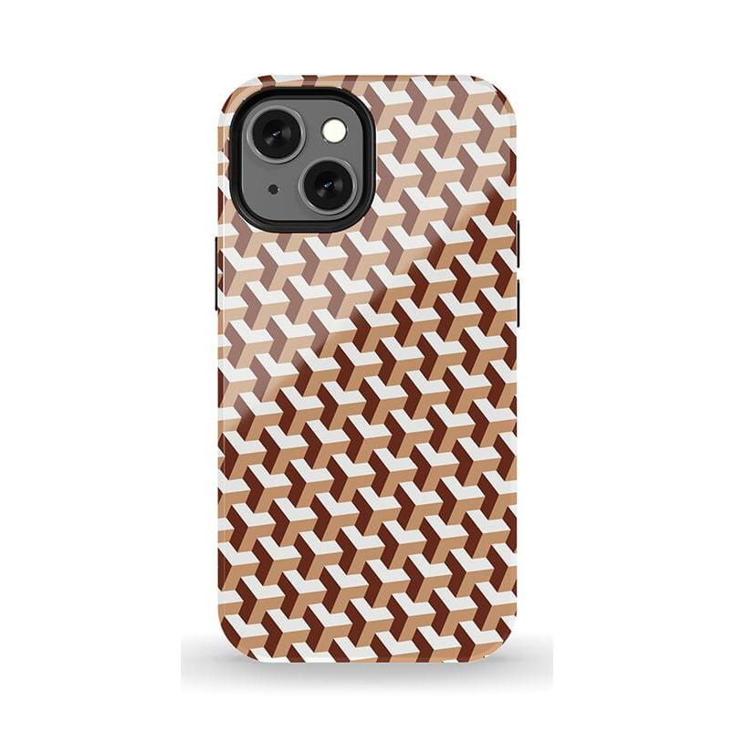 Step It Up | Abstract Geo Case iPhone Case get.casely Essential + MagSafe® iPhone 13 Mini 