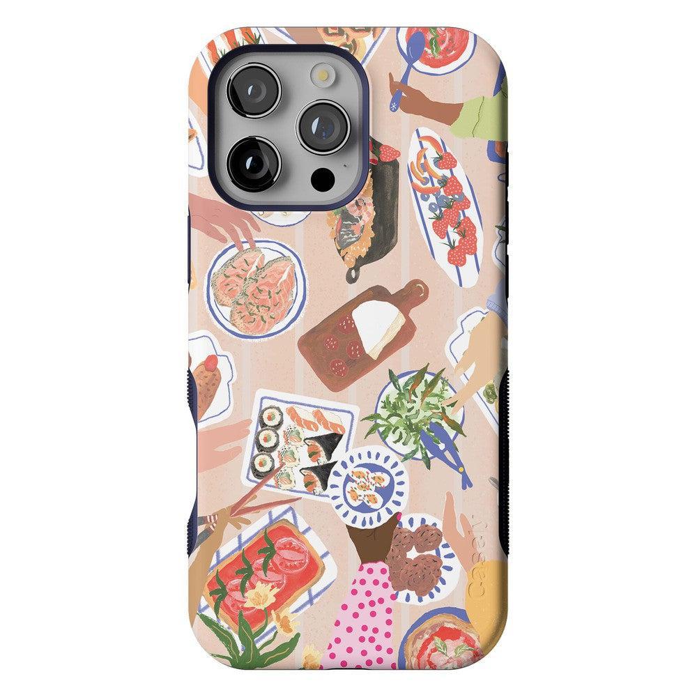 Picnic Party | Painted Collage Case iPhone Case get.casely Bold + MagSafe® iPhone 16 Pro 