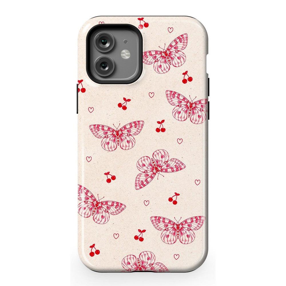 Heart Flutters | Butterfly Case iPhone Case get.casely Essential + MagSafe® iPhone 12 Pro