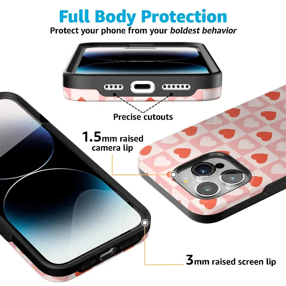 King of My Heart | Checkered Hearts Case