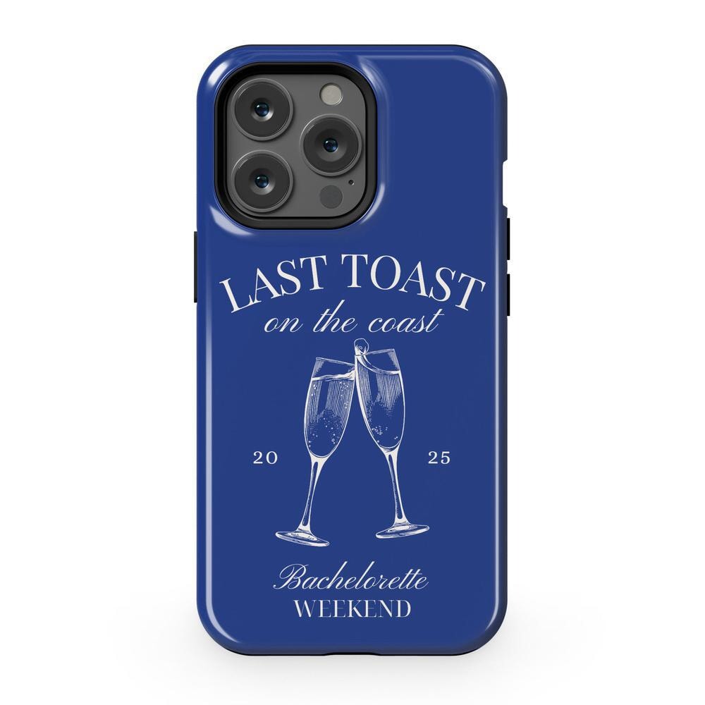Last Toast | Blue Coastal Bachelorette Case Phone Case Casetry Essential + MagSafe® iPhone 13 Pro 