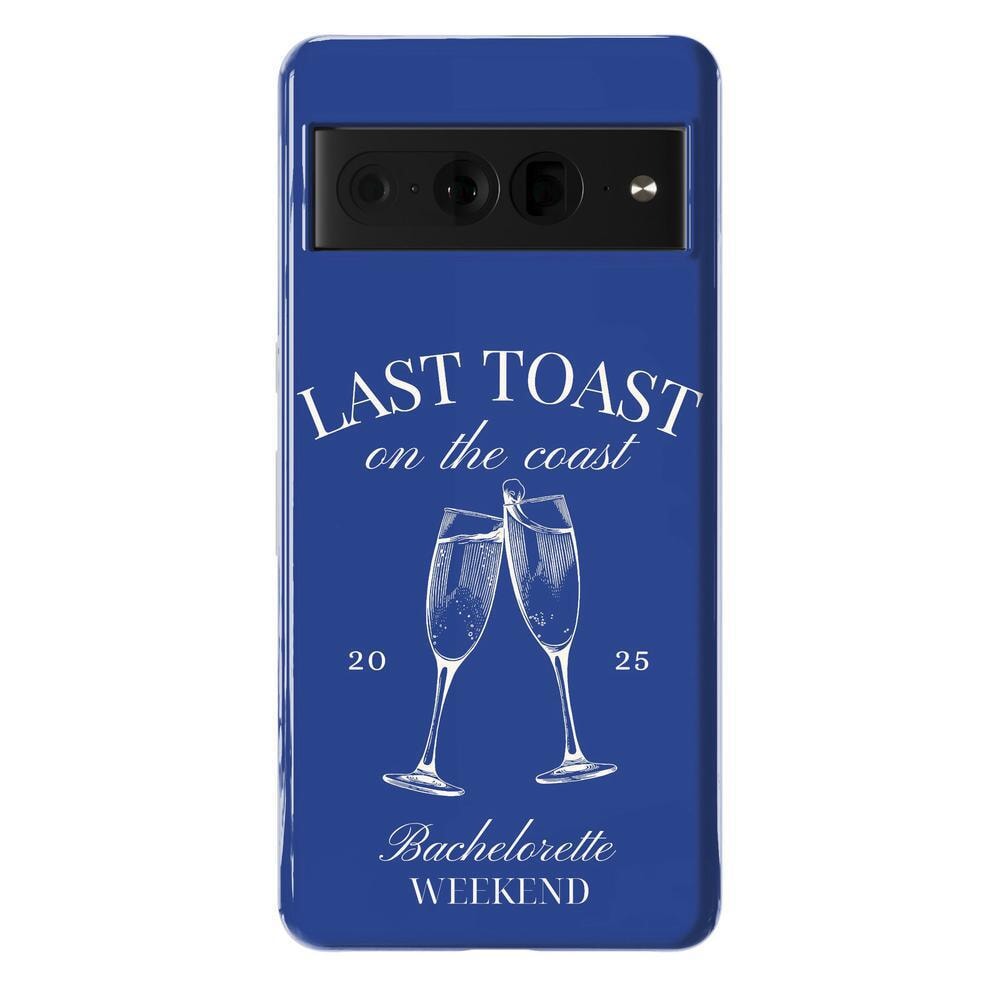 Last Toast | Blue Coastal Bachelorette Case Phone Case Casetry Essential Google Pixel 7 Pro 