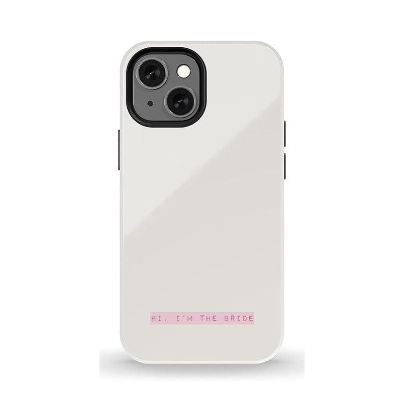"Hi, I'm the Bride | Bachelorette Case Phone Case Casetry Essential + MagSafe® iPhone 13 Mini"