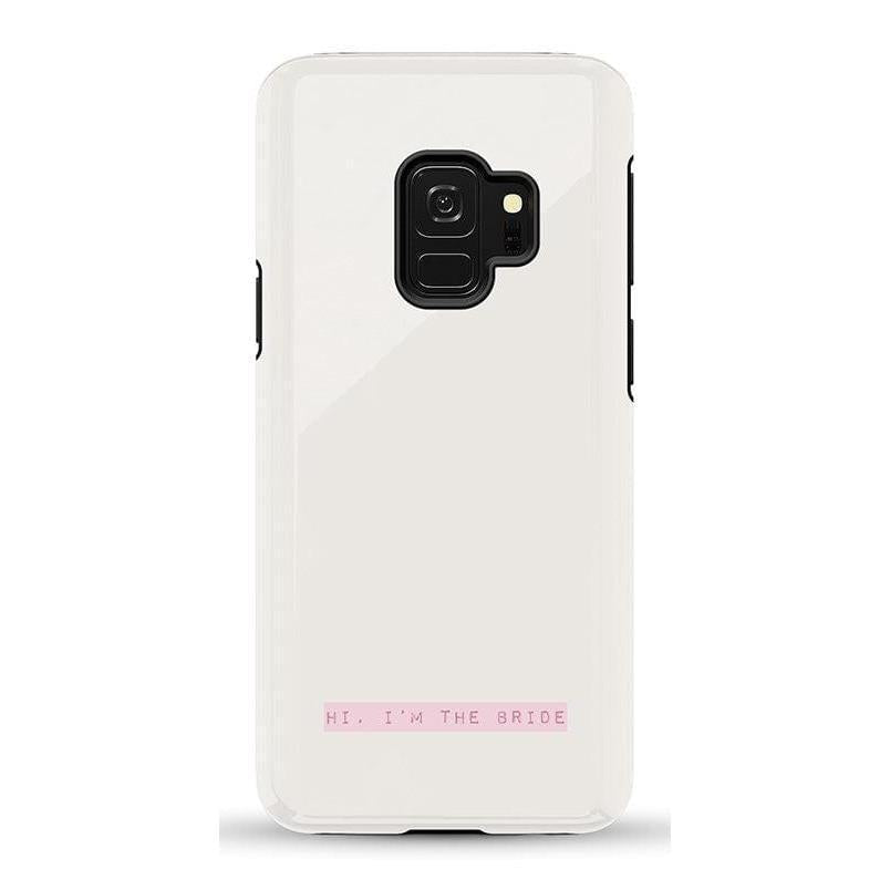 "Hi, I'm the Bride | Bachelorette Case Phone Case Casetry Essential Galaxy S9"