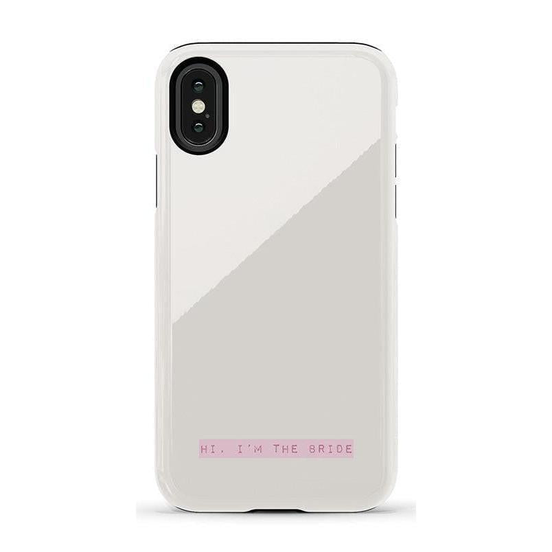 "Hi, I'm the Bride | Bachelorette Case Phone Case Casetry Essential iPhone X / XS "