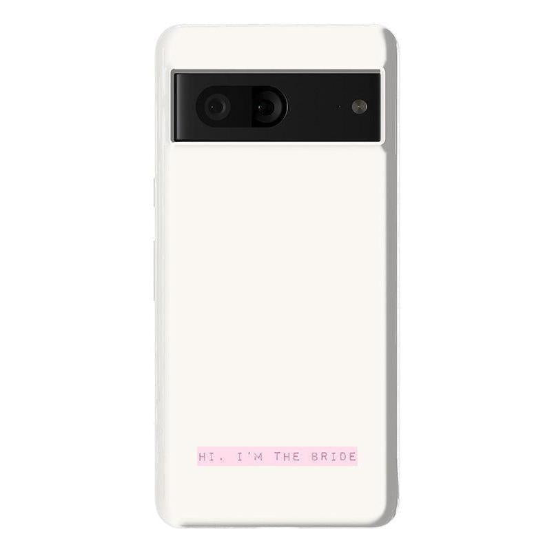 "Hi, I'm the Bride | Bachelorette Case Phone Case Casetry Essential Google Pixel 7"