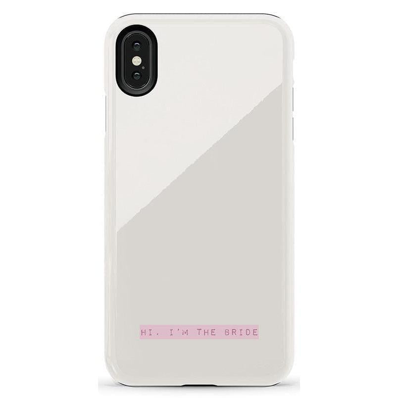 "Hi, I'm the Bride | Bachelorette Case Phone Case Casetry Essential iPhone XS Max "