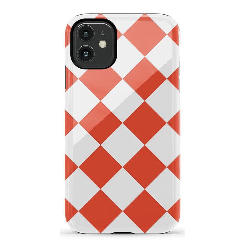 Red Checkerboard | High Contrast Design Case Phone Case Casetry Essential iPhone 11