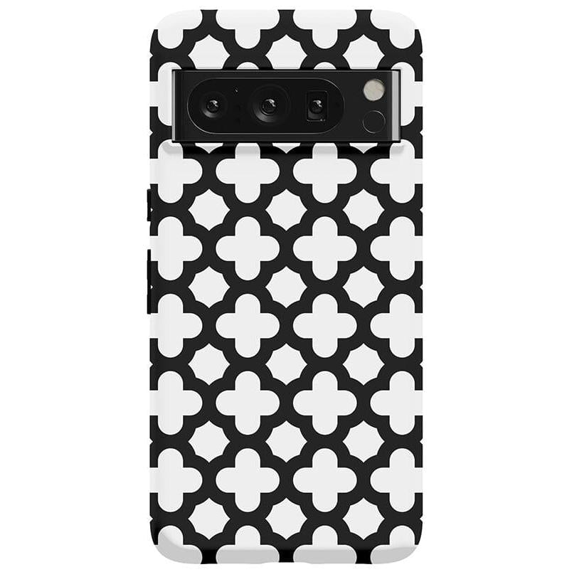 Lattice Tile | High Contrast Design Case Phone Case Casetry Essential Google Pixel 8 Pro
