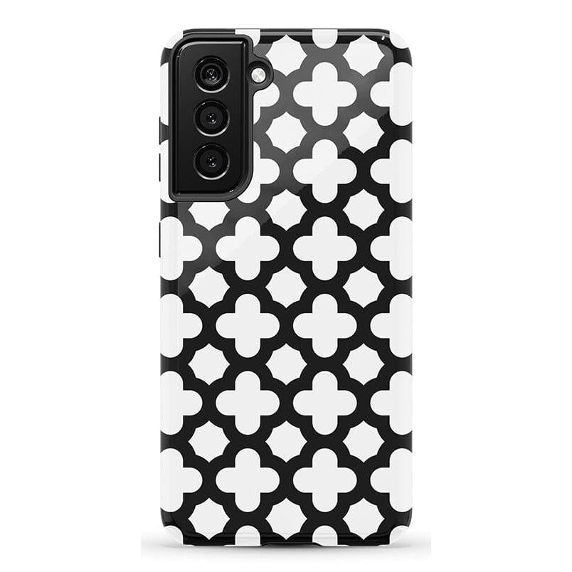 Lattice Tile | High Contrast Design Case Phone Case Casetry Essential Galaxy S21