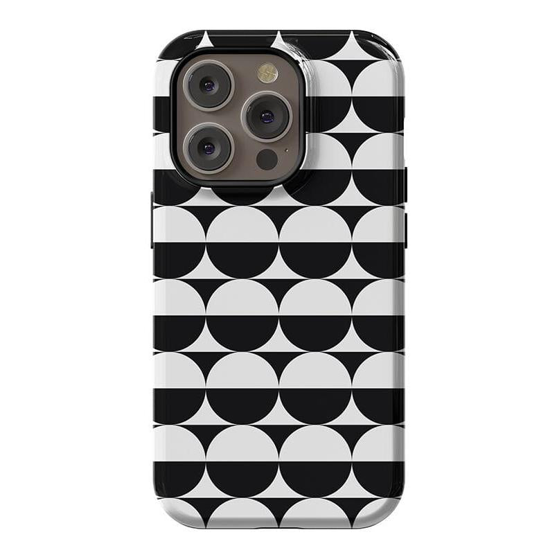 Half Moon | High Contrast Design Case Phone Case Casetry Essential + MagSafe® iPhone 14 Pro