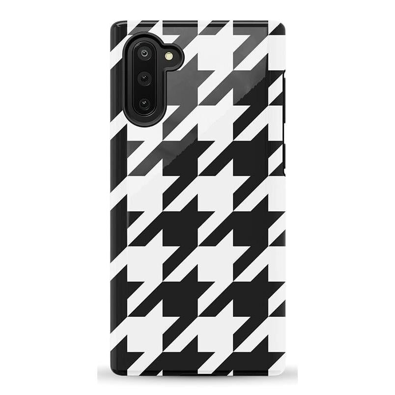 Houndstooth | High Contrast Design Case Phone Case Casetry Essential Galaxy Note 10