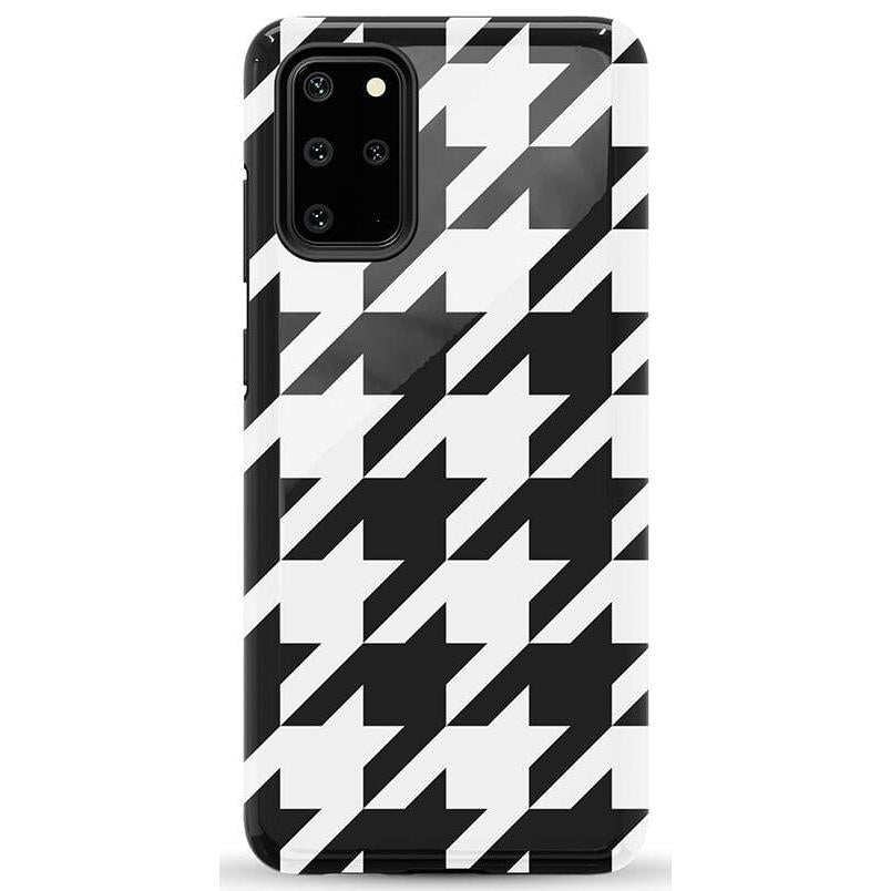 Houndstooth | High Contrast Design Case Phone Case Casetry Essential Galaxy S20 Ultra