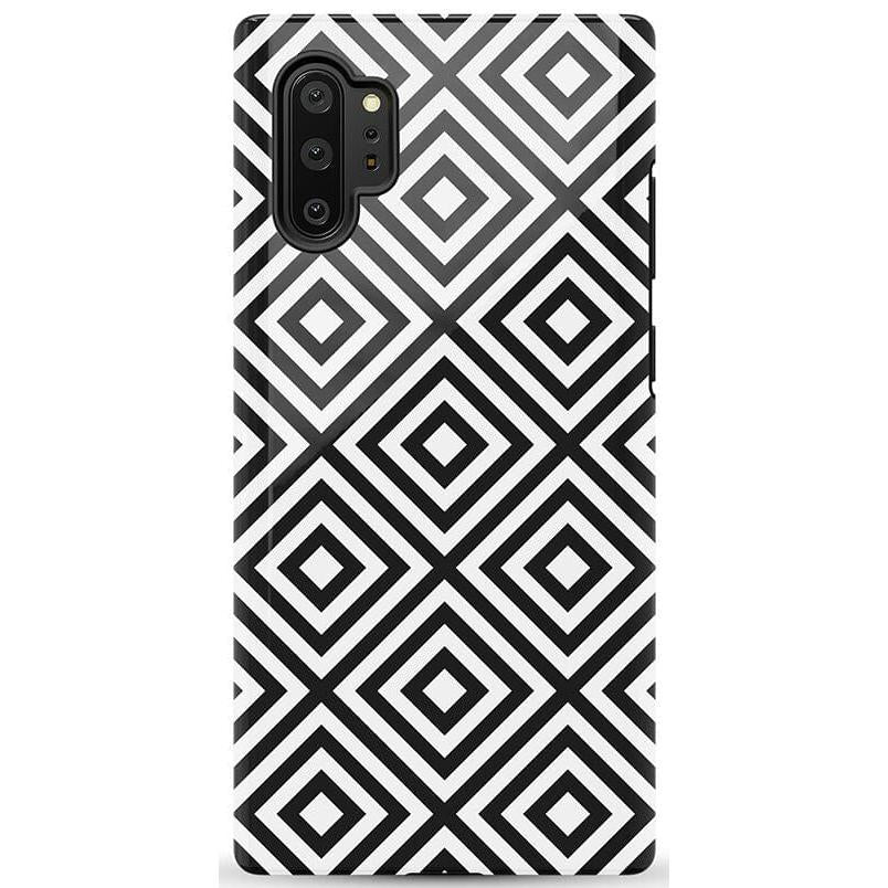 Diamonds | High Contrast Design Case Phone Case Casetry Essential Galaxy Note 10 Plus
