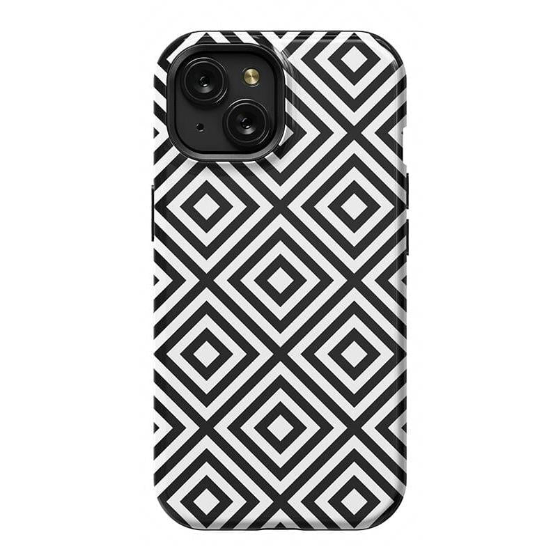 Diamonds | High Contrast Design Case Phone Case Casetry Essential + MagSafe® iPhone 15