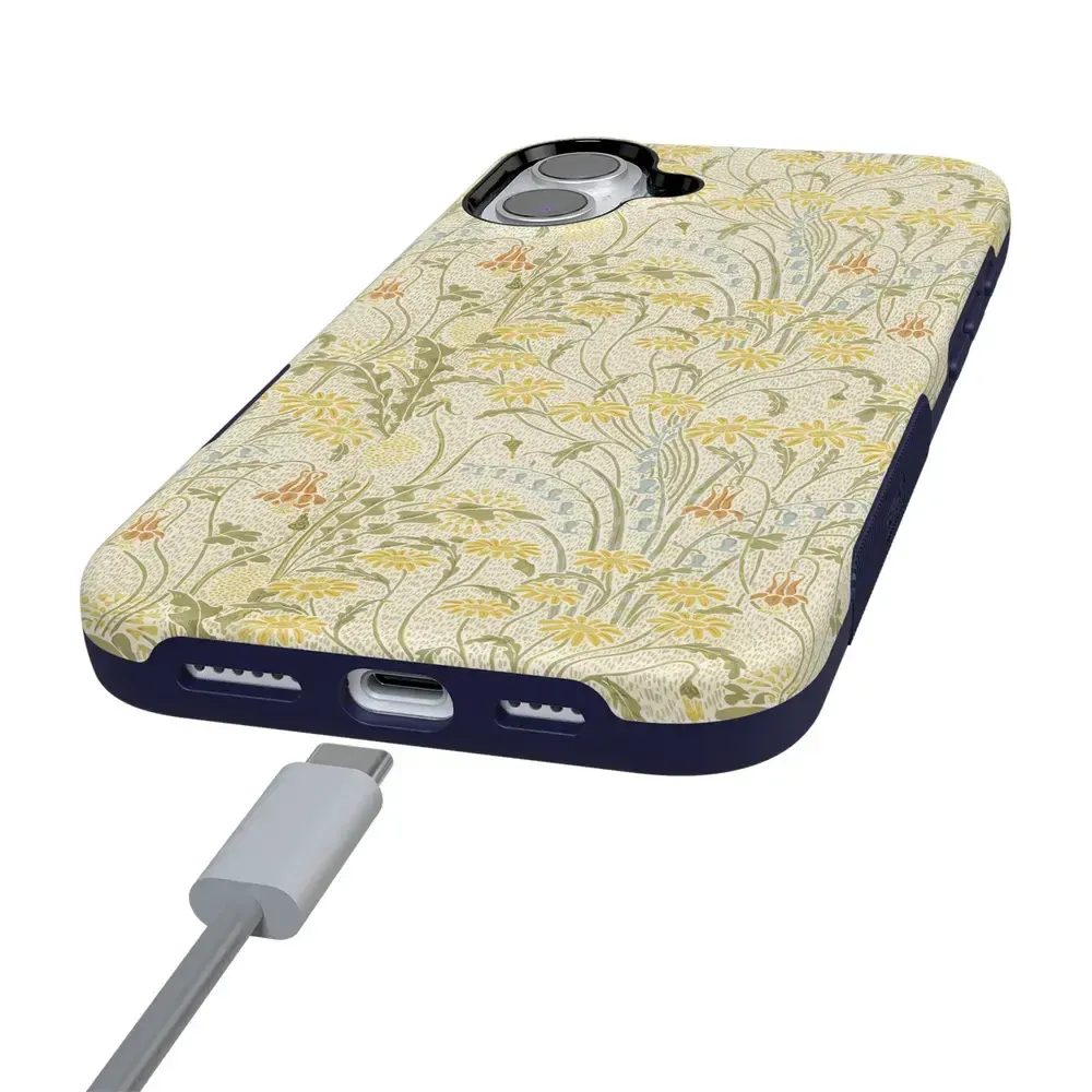 Boho Blooms | Golden Floral Case