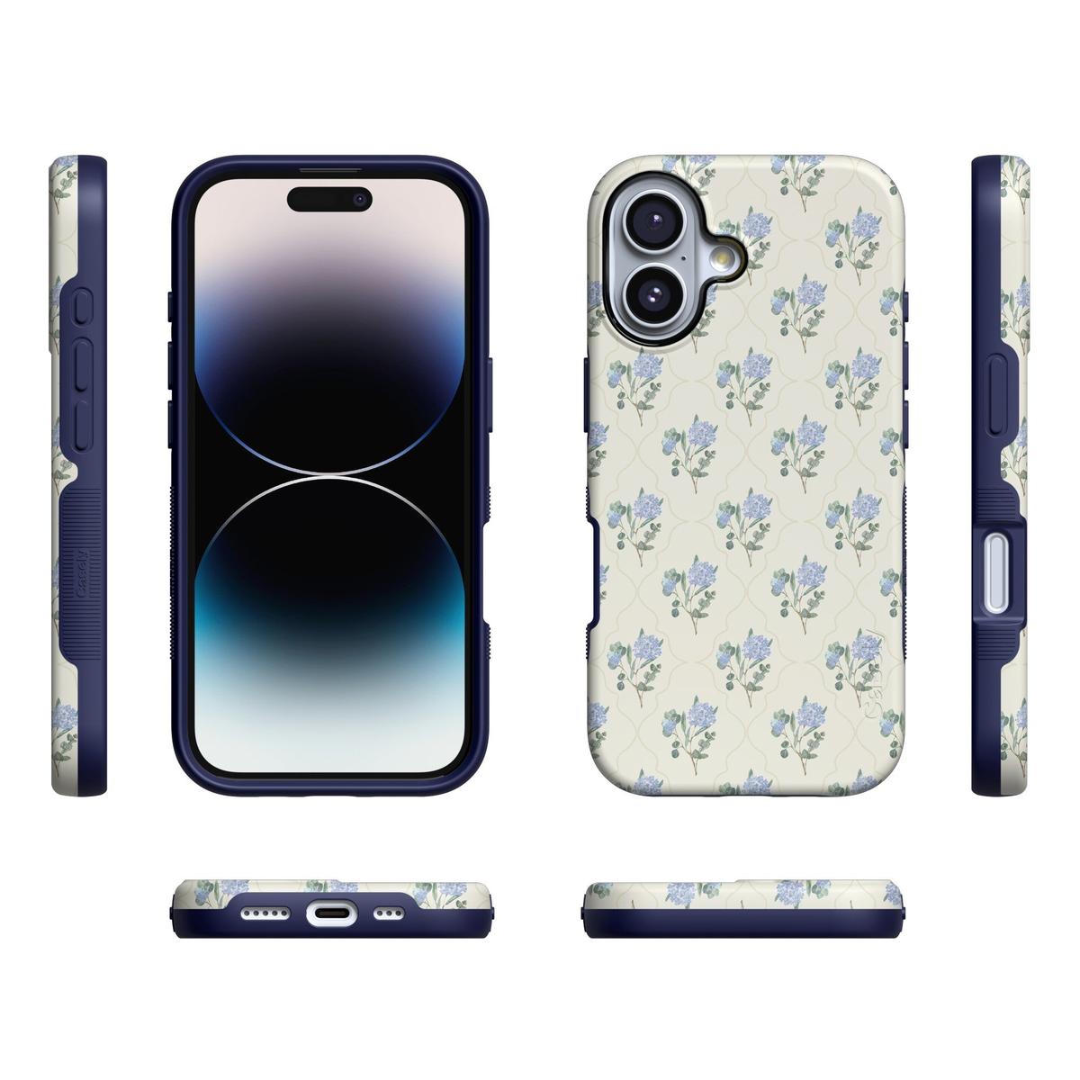 Vintage Garden | Blue Hydrangea Case