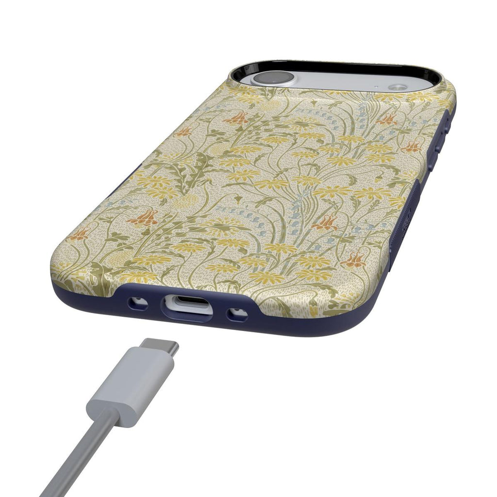 Boho Blooms | Golden Floral Case