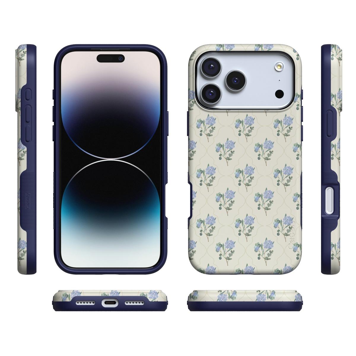 Vintage Garden | Blue Hydrangea Case