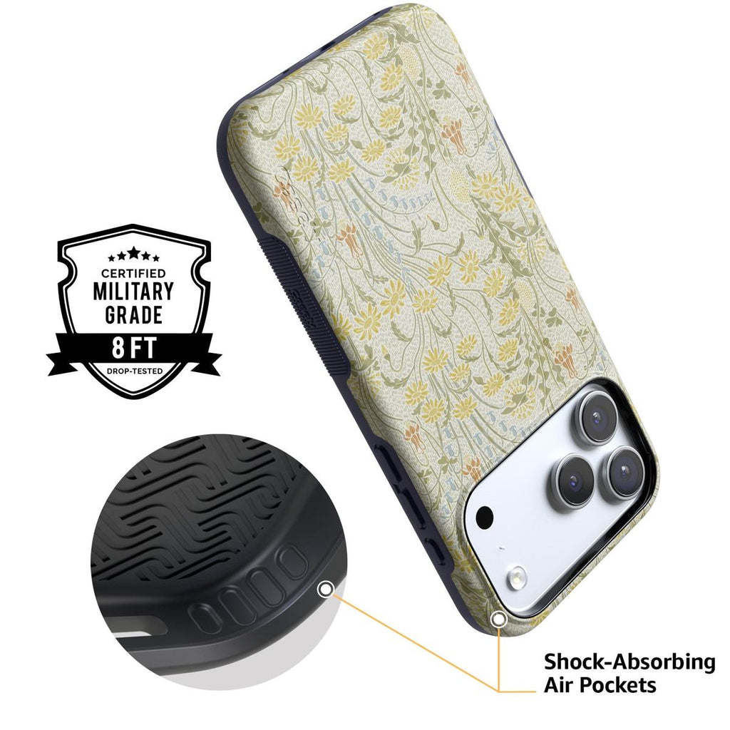 Boho Blooms | Golden Floral Case