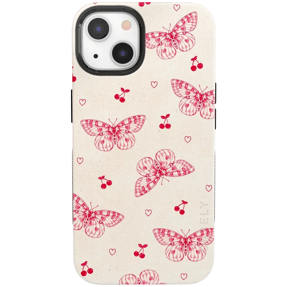 Heart Flutters | Butterfly Case iPhone Case get.casely Bold + MagSafe® iPhone 13