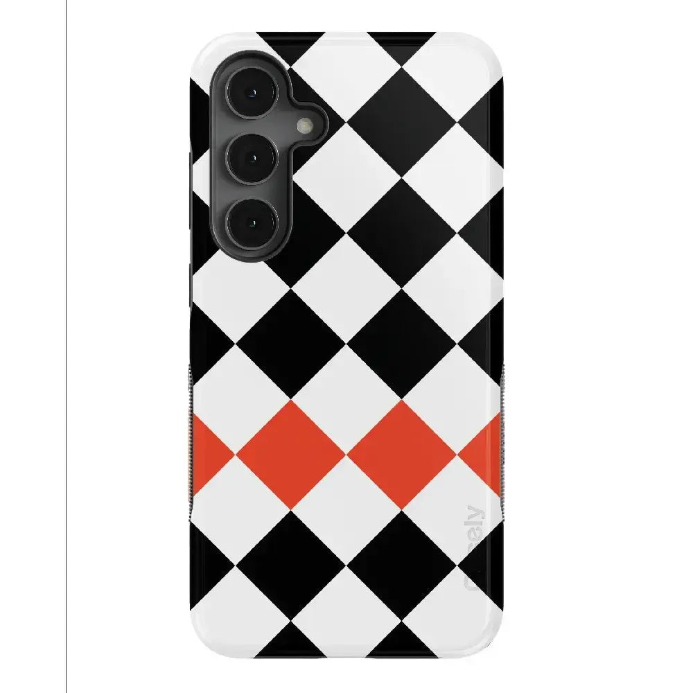 Checkerboard | High Contrast Design Case Phone Case Casetry Bold + MagSafe® Galaxy S25 Plus