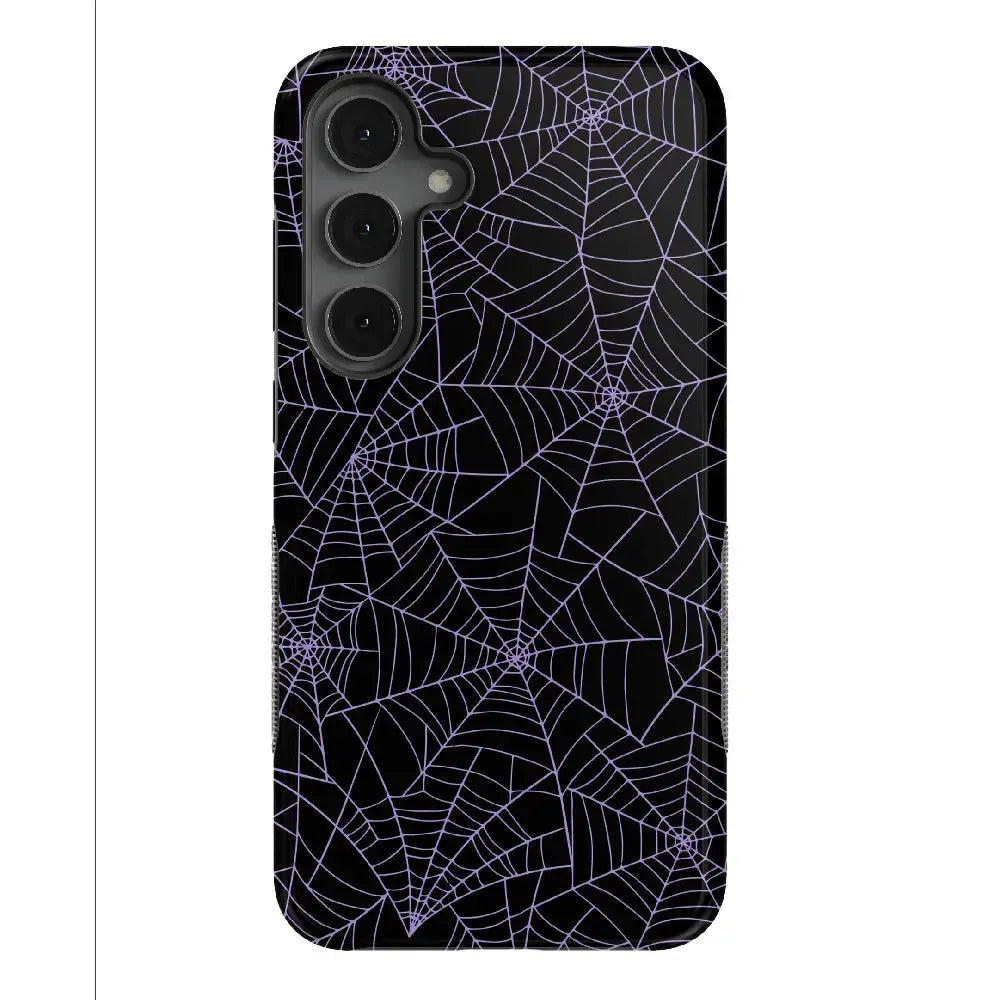 Midnight Web | Spider Web Case Phone Case Casetry Bold + MagSafe® Galaxy S25 Plus