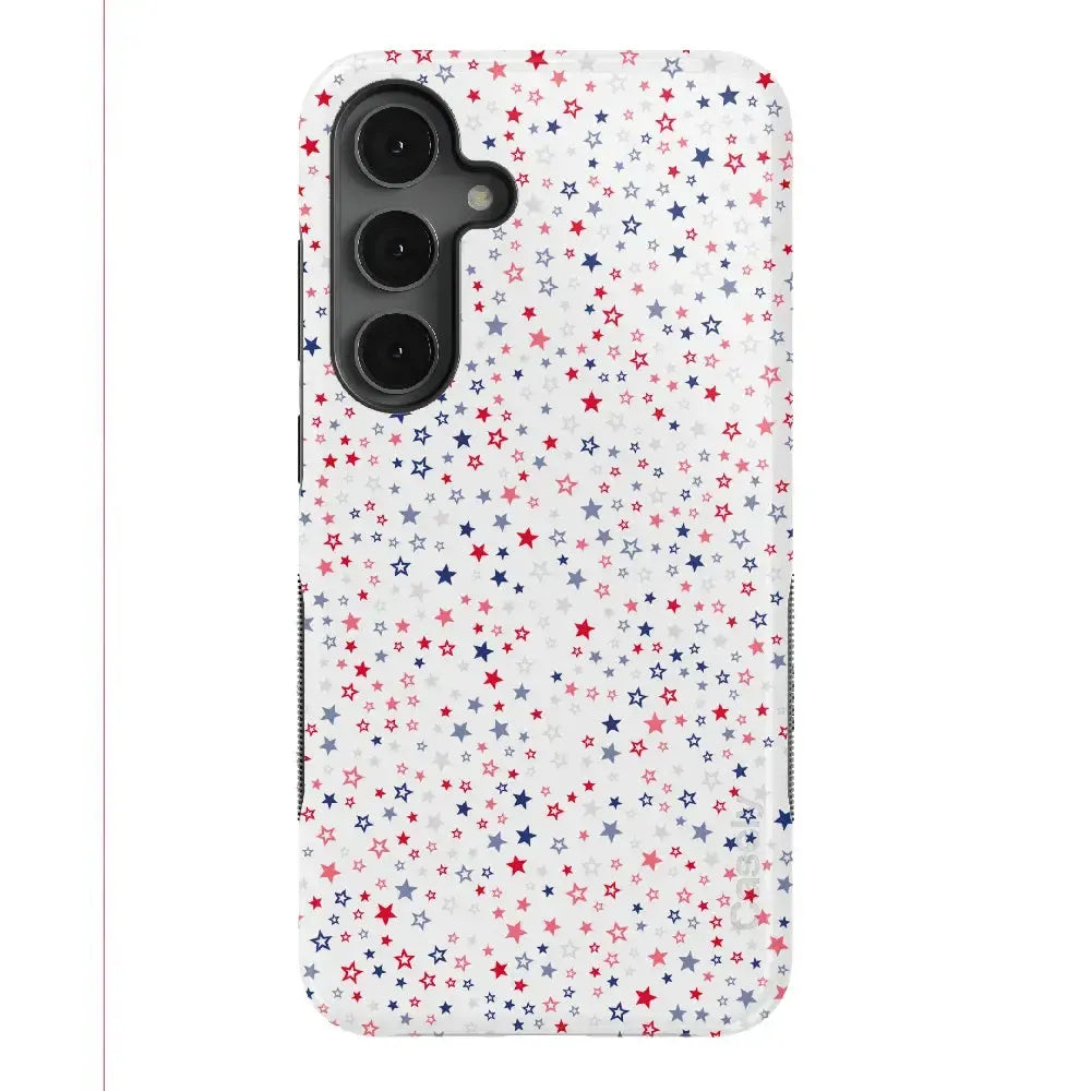 "Seeing Stars | Red, White & Blue Case Phone Case Casetry Bold + MagSafe® Galaxy S25 Plus"