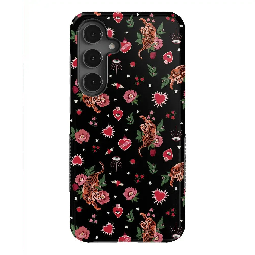 Wild at Heart | Tiger Case Phone Case Casetry Bold + MagSafe® Galaxy S25 Plus