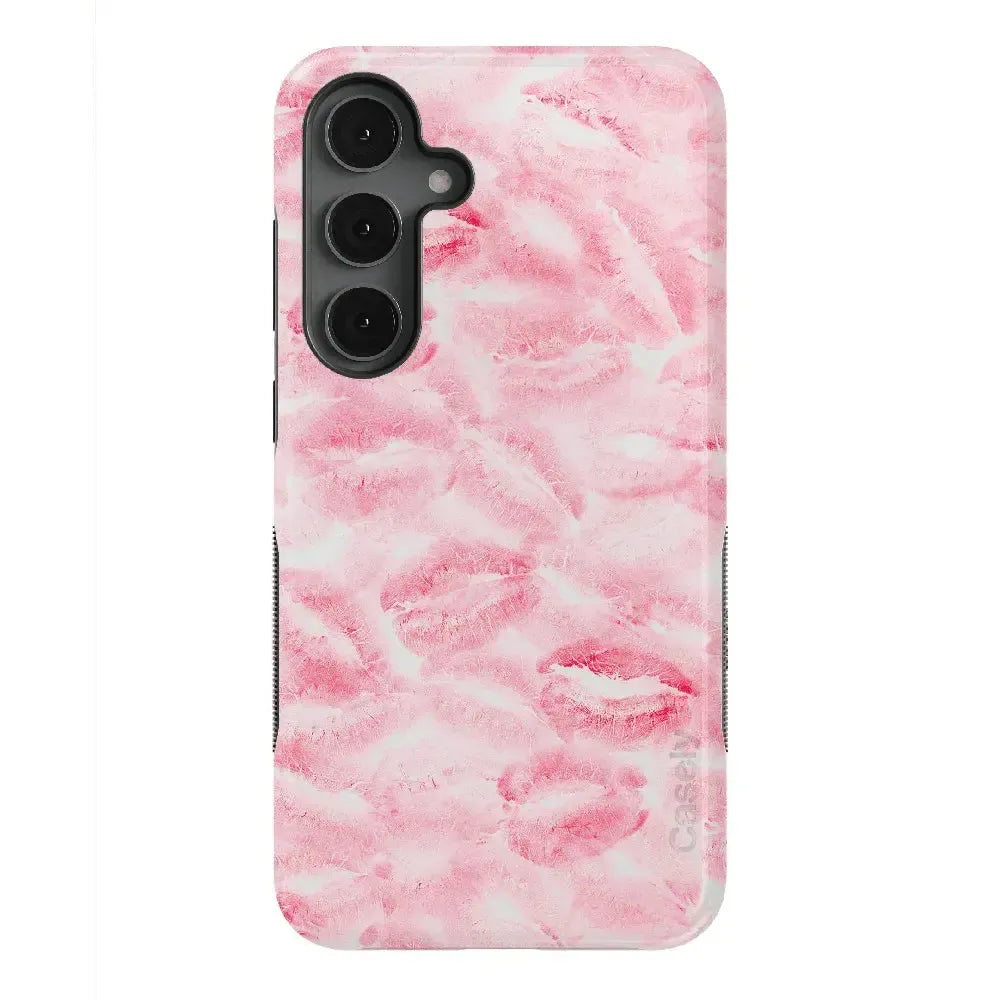 Sealed with a Kiss | Pink Lipstick Case Phone Case Casetry Essential + MagSafe® iPhone 13