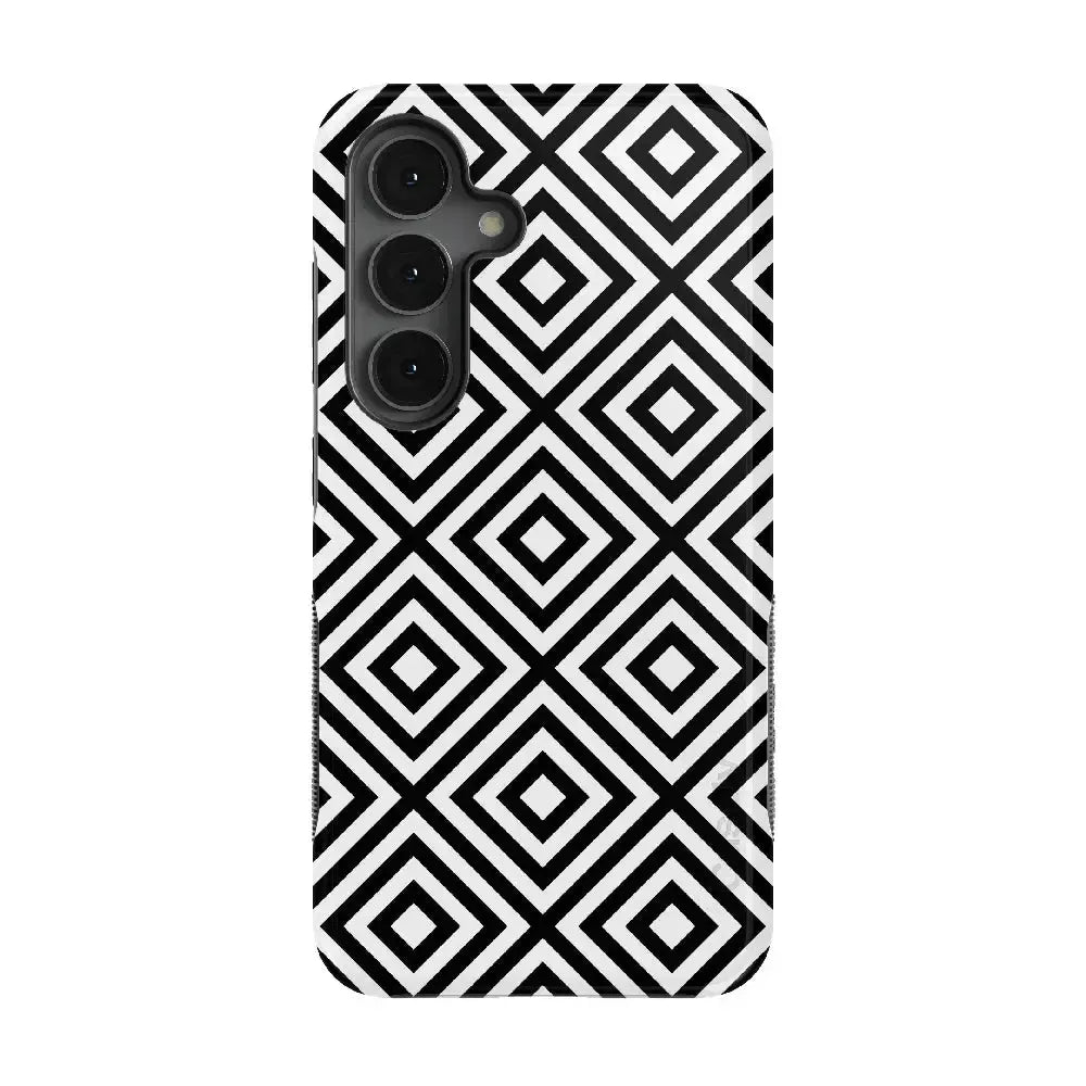 Diamonds | High Contrast Design Case Phone Case Casetry Bold + MagSafe® Galaxy S25