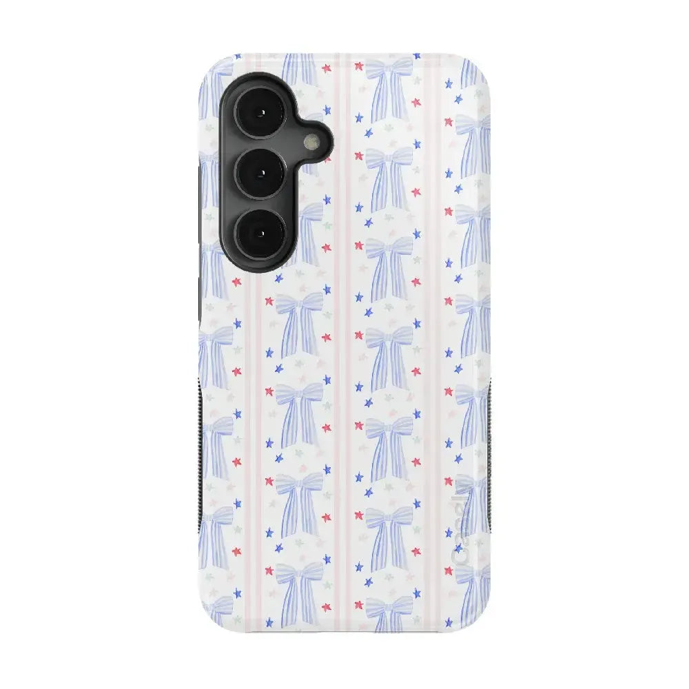 Summer Bows | Coquette Case Phone Case Casetry Bold + MagSafe® Galaxy S25