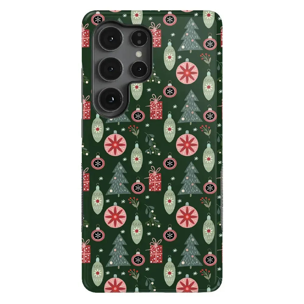 Tinsel Town | Christmas Ornament Case Phone Case Casetry Bold + MagSafe® Galaxy S25 Ultra