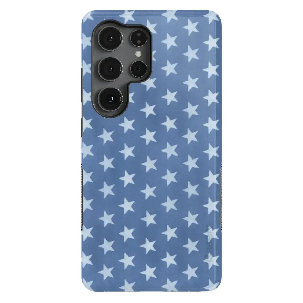 Coastal Blues | Denim Stars Case Phone Case Casetry Bold + MagSafe® Galaxy S25 Ultra