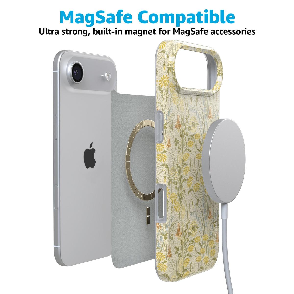 Boho Blooms | Golden Floral Case