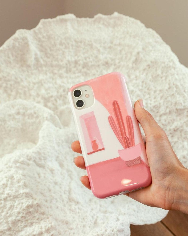 Desert Daze | Peachy Cactus Case