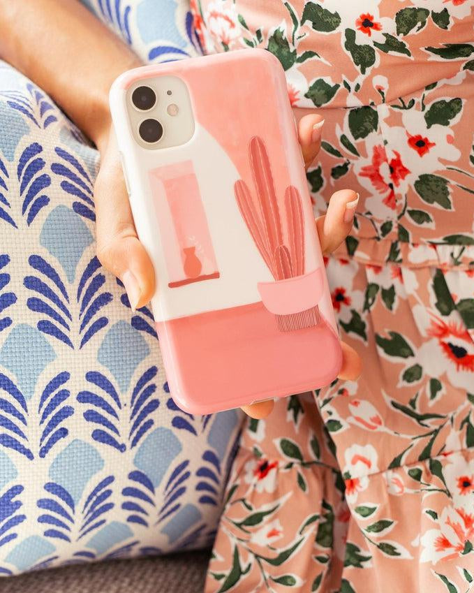 Desert Daze | Peachy Cactus Case