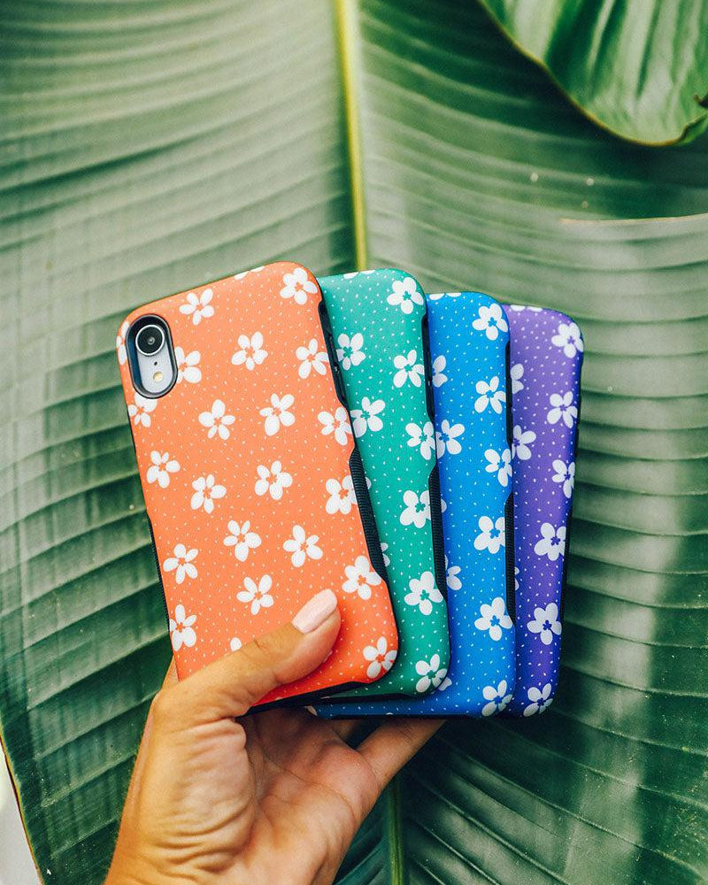 Flower My World | Ocean Blue Floral Case