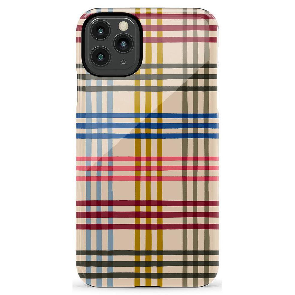 Colorful Plaid | Kitty and Vibe Holiday Case Phone Case Casetry Essential iPhone 11 Pro Max