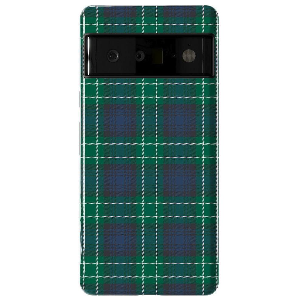 Dark Plaid | Kitty and Vibe Holiday Case Phone Case Casetry Essential Google Pixel 6 Pro