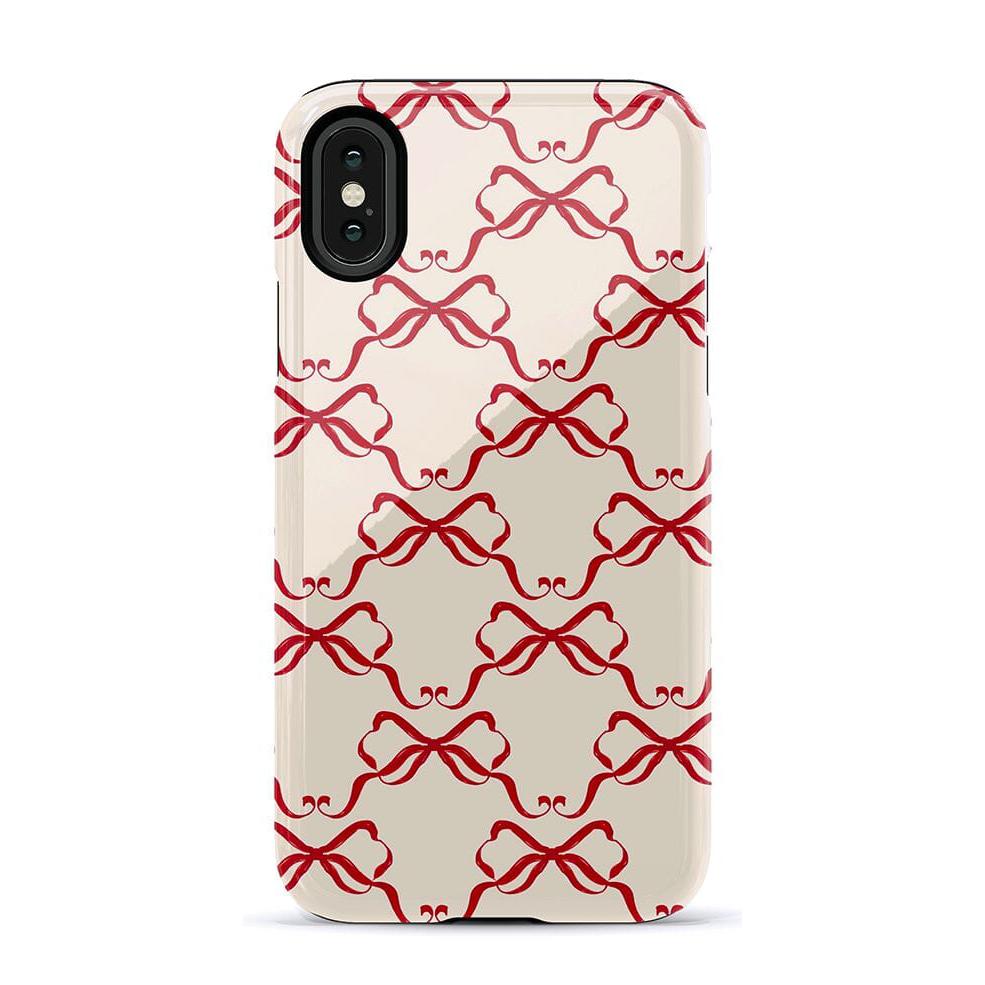 All Wrapped Up | Vintage Bows Case Phone Case Casetry Essential iPhone X / XS 