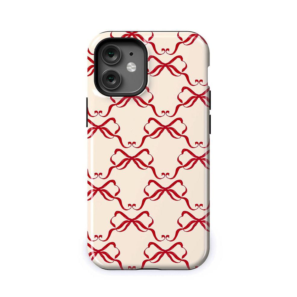 All Wrapped Up | Vintage Bows Case Phone Case Casetry Essential + MagSafe® iPhone 12 Mini