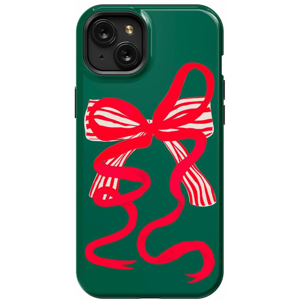 Santa's Favorite | Holiday Bow Case Phone Case Casetry Essential + MagSafe® iPhone 15 Plus